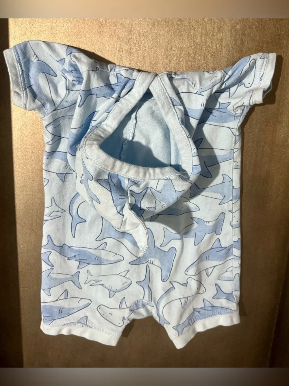 Shark Romper with Hood